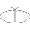 Image de Remblokken set BP6601 Kavo parts
