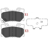 Image de Remblokken set KBP6582 Kavo parts
