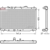 Image de Radiateur DRM40054 Denso
