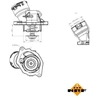 Image de Thermostaat koelvloeistof 725023 NRF