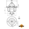 Image de Thermostaat koelvloeistof 725108 NRF