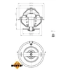 Image de Thermostaat koelvloeistof 725158 NRF