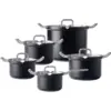 Image de BK-Q-Linair Master Verre Noir Batterie de Cuisine 5 Pièces B9711.005