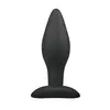 Image de Medium Zwarte Siliconen Buttplug