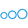 Image de Cockrings en silicone Bleus x3 bleu