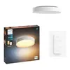 Image de Philips Hue Devere M White Ambiance Plafonnier de Salle de Bains Blanc + Variateur