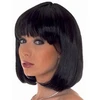 Image de Perruque Carré avec frange - Noire ébène
