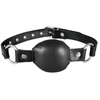 Image de Baillon en cuir SIlence Gag Noir