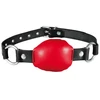 Image de Baillon en cuir Silence Gag Rouge