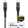 Image de BlueBuilt Câble USB-C vers Lightning 1,5 m Kevlar Noir BBCLK15