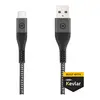 Image de BlueBuilt Câble USB-A vers USB-C 1,5 m Kevlar® Noir BBACK15