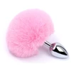 Image de Plug Queue de lapin Bunny Tail 6 x 2.7 cm Rose
