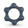 Image de Hexagon Cockring Met Stalen Kogels