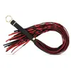 Image de Fetish Collection - Flogger 64 cm - Rood en Zwart