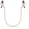 Image de Rosy Gold - Tepelklemmen met parelketting - Verstelbaar Design
