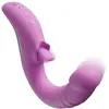 Image de Good Vibes Only - Thrusting Tong Vibrator - Roze