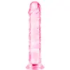 Image de EasyToys Dildo - Jelly Dildo zonder Ballen - 18 cm