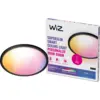 Image de WiZ Plafonnier SuperSlim - Noir - Éclairage Coloré et Blanc 929003301001