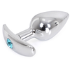 Image de Plug Bijou anal avec Base arrondie Curve 6 x 2.8 cm - Bijou Bleu