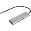 Image de BlueBuilt 8-en-1 Station d'Accueil avec USB-C Argent BBDS81G