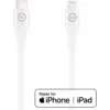 Image de BlueBuilt USB-C vers Lightning Câble 3 m Nylon Blanc BBCLC30