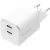 Image de BlueBuilt Chargeur Power Delivery avec 2 Ports USB-C 65 W Blanc BBPC65WW2