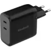 Image de BlueBuilt Chargeur GaN 100 W avec 2 Ports USB-C Noir BBPD100W2B