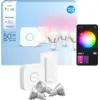 Image de Philips Hue Essential White and Color Kit de Démarrage GU10 Lot de 3 + Bridge + Variateur