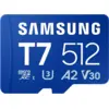 Image de Samsung MicroSDXC T7 512 Go 170 Mo/s MB-MB512T/WW