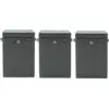 Image de Brabantia Corbeilles à Linge Pepper Black Lot de 3