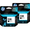 Image de HP 338 Cartouches Noir Lot de 2