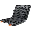 Image de Mophorn - Jeu de douilles à chocs 1/2', 65 pièces sae 3/8' à 1-1/4' et métrique 10-24 mm, 6 points en acier allié Cr-V pour réparation automobile,