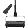 Image de Mophorn - Balai à tapis, 7.87 in Sweeping Path, balai manuel non électrique, Capacité du bac à poussière de 300 ml avec peigne pour la maison, le