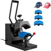 Image de Mophorn - Presse à chaud pour casquettes 4 en 1 6 x 3 pouces Transfert par sublimation à clapet Minuterie numérique lcd avec 4 éléments chauffants