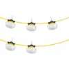 Image de Guirlande lumineuse de chantier 50 pieds, 50 w 5 000 lm, étanche IP65,5 ampoules pour un ensemble, pouvant être reliées jusqu'à 10 ensembles - Mophorn
