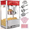 Image de Mophorn - Machine à pop-corn, 1615 w, machine à pop-corn de 16 oz, machine de comptoir avec bouilloire en verre trempé, comprend 3 cuillères en acier