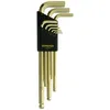 Image de Lot de 9 clés d’angle GoldGuard  Pointe sphérique en métrique 1,5-10mm Bondhus 38099