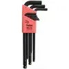 Image de Lot de 9 clés® d’angle à pointe sphérique ProHold en métrique 1,5-10 mm Bondhus 74999