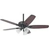 Image de Hunter Fans - Ventilateur de plafond Builder Plus Bronze avec Lumière