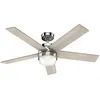 Image de Hunter Fans - Ventilateur de plafond Claudette 132 cm avec lumière