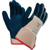 Image de Gant ActivArmr® Hycron® 27-607 Taille 10 blanc/bleu jersey de coton avec nitrile EN 388