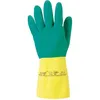 Image de Gant de protection chimique AlphaTec® 87-900 Taille 8,5-9 vert/jaune EN 388, EN 374, EN 421 Catégorie III