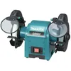 Image de Makita   Touret à meuler 150 mm 250W   Vitesse 2850 tr/min   Pour affûtage et dégrossissage   Éclairage intégré   GB602
