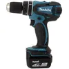 Image de Makita   Perceuse visseuse à percussion 14.4V avec 2 batteries 4Ah   Mandrin auto-serrant 13mm   Moteur quadripôle   DHP446RMJ - ION 4 AH