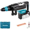 Image de Makita   Marteau combiné sans fil SDS-MAX 2x40V max HR006GZ   Force de frappe 21,4J   Moteur Brushless   Pour béton armé et maçonnerie