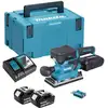 Image de Makita - Ponceuse vibrante 18V 93x185 mm Bluetooth aws avec 2 batterie 18V 5.0Ah - chargeur- MakPac - DBO381RTJU