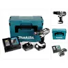 Image de Perceuse à percussion 18V MAKITA + 2 batteries Li-Ion 3Ah + chargeur + coffret Makpac - DHP482RFJ