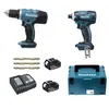 Image de Lot de 2 outils MAKITA DLX2022SJ3 (Perceuse Visseuse DDF453 - Visseuse à chocs DTD146) - 18V Li-Ion 3Ah