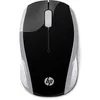 Image de HP 200 (2HU84AA) Souris sans fil (1000 dpi, 3 boutons, molette de défilement, dongle USB) Noir/argenté en occasion ou reconditionné