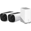 Image de Eufy Cam E40 Kit 2 Caméras (homebase 3) Caméra Extérieure Intelligente Blanc